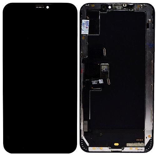 Дисплей совместим с iPhone Xs Max + тачскрин + рамка черный orig Used AA