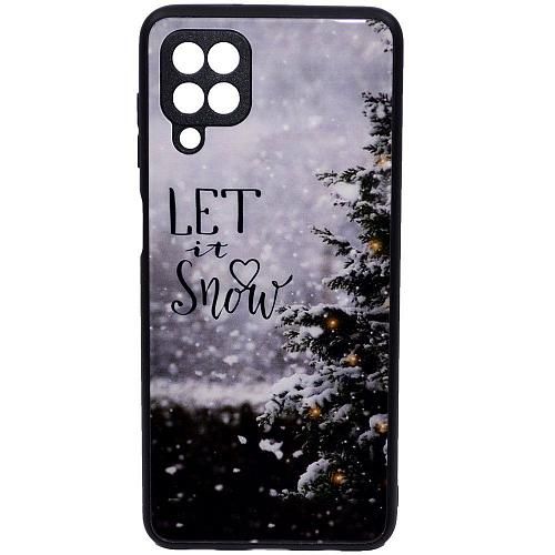 Чехол - накладка совместим с Samsung SM-A225F / SM-M325F / Galaxy A22 / M22 RU / M32 "Glass" Winter Вид 13