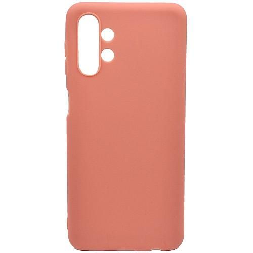 Чехол - накладка совместим с Samsung Galaxy A13 4G YOLKKI Alma cиликон матовый персиковый (1мм)