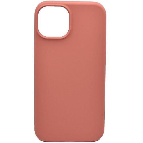 Чехол - накладка совместим с iPhone 14 Plus "Soft Touch" персиковый /без лого/