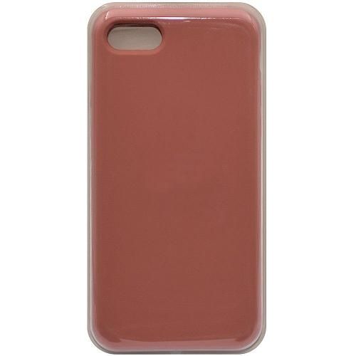 Чехол - накладка совместим с iPhone 7/8/SE "Soft Touch" светло-персиковый 27 /с логотипом/