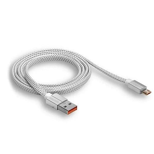 Кабель USB - micro USB WALKER C755 белый (1м)