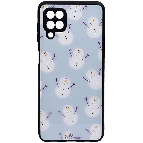 Чехол - накладка совместим с Samsung SM-A125F/Galaxy A12/M12 "Glass" Mood Вид 02