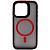 Чехол - накладка совместим с iPhone 15 Pro (6.1") "Mystery" с Magsafe пластик+силикон красный