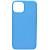 Чехол - накладка совместим с iPhone 13 (6.1") YOLKKI Alma силикон матовый голубой (1мм)