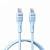 Кабель USB TYPE-C - TYPE-C REMAX Leya RC-C091c голубой PD65W (1м)