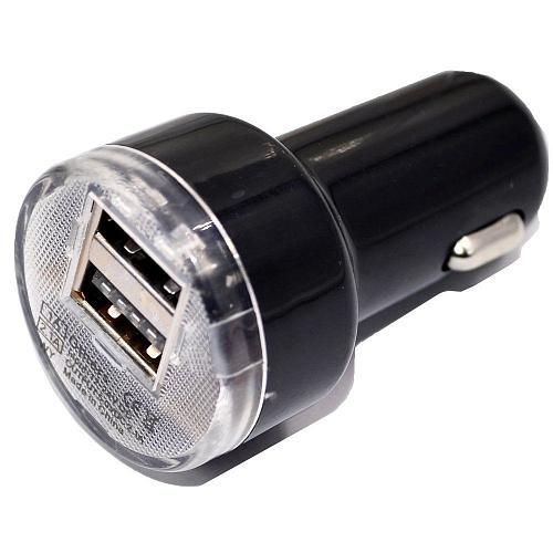 АЗУ USB 2,1A /max 1A/ (2USB) черный