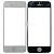 Стекло iPhone 5 белый (олеофобное покрытие)
