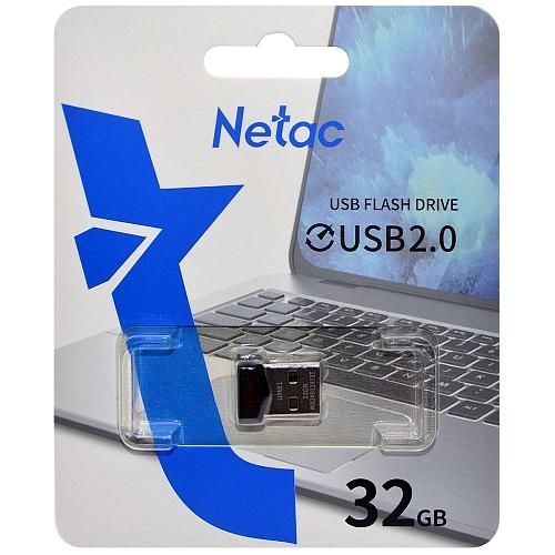 32GB USB 2.0 Flash Drive NETAC UM81 Ultra черный (NT03UM81N-032G-20BK)