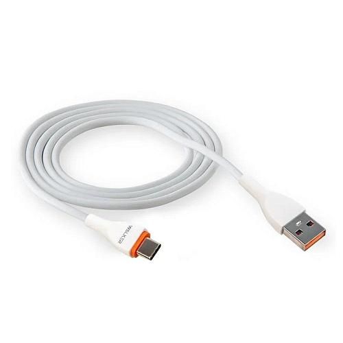 Кабель USB - TYPE-C WALKER C565 белый (1м)