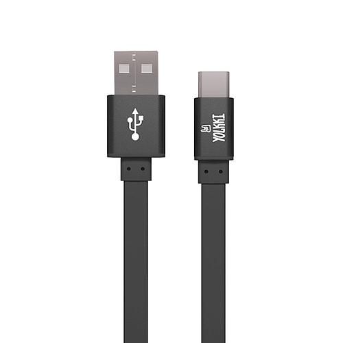 Кабель USB - TYPE-C YOLKKI Trend 01 черный (1м) /max 2A/