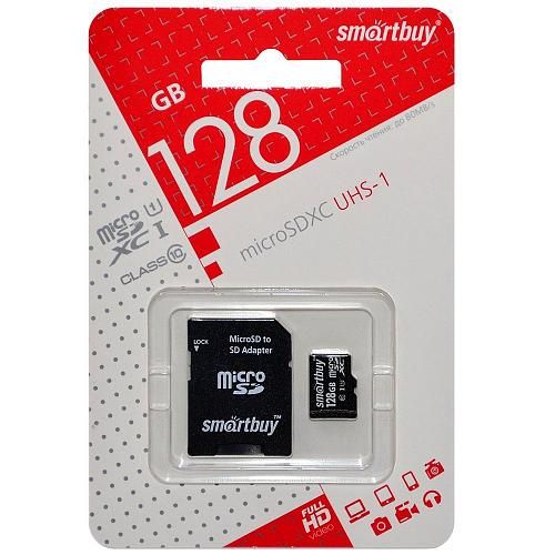 128GB SmartBuy MicroSDXC UHS-I U1 class 10