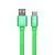 Кабель USB - TYPE-C YOLKKI Trend 01 зеленый (1м) 