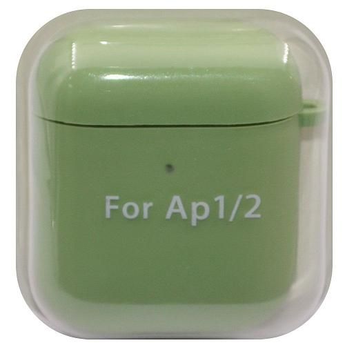 Чехол для AirP 1/2 "Soft Touch" силикон светло-зеленый