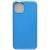 Чехол - накладка совместим с iPhone 14 (6.1") "Soft Touch" голубой 16 /с логотипом/