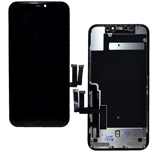 Дисплей совместим с iPhone 11 + тачскрин + рамка черный orig Used LG