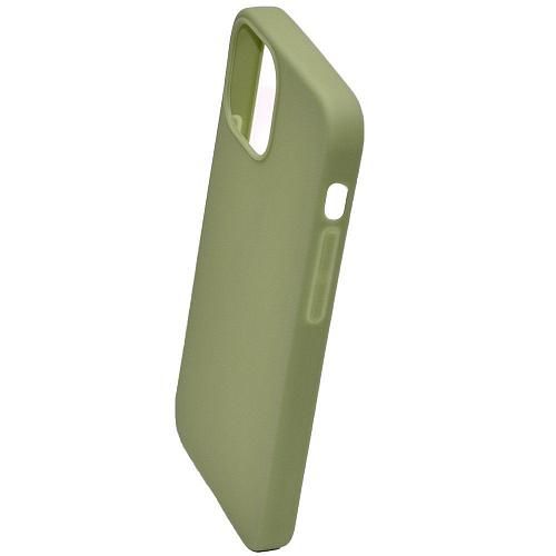 Чехол - накладка совместим с iPhone 13 mini (5.4") YOLKKI Alma силикон матовый зеленый (1мм)
