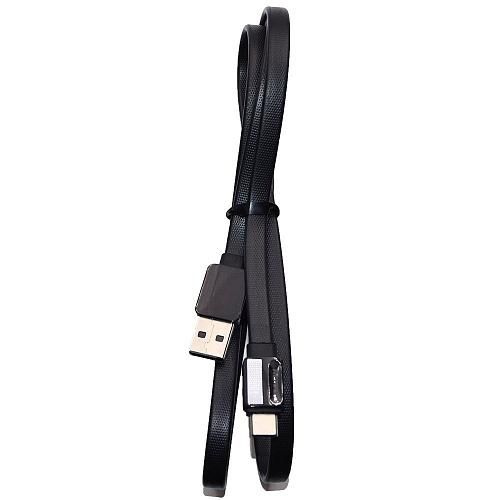Кабель USB - TYPE-C REMAX Platinum Pro RC-154a черный (1м) /2,4A/