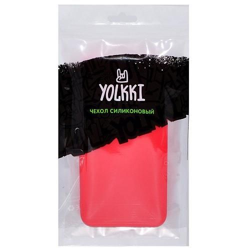 Чехол - накладка совместим с iPhone 13 mini (5.4") YOLKKI Alma силикон матовый красный (1мм)