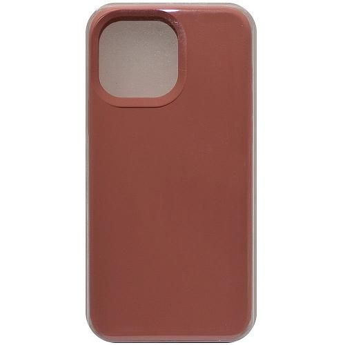 Чехол - накладка совместим с iPhone 15 Pro "Soft Touch" светло-персиковый 27 /с логотипом/