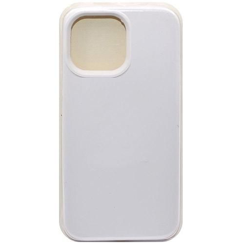Чехол - накладка совместим с iPhone 15 Pro Max "Soft Touch" белый 10 /с логотипом/повреждена упаковка/