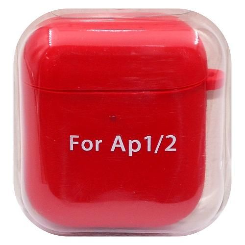 Чехол для AirP 1/2 "Soft Touch" силикон красный