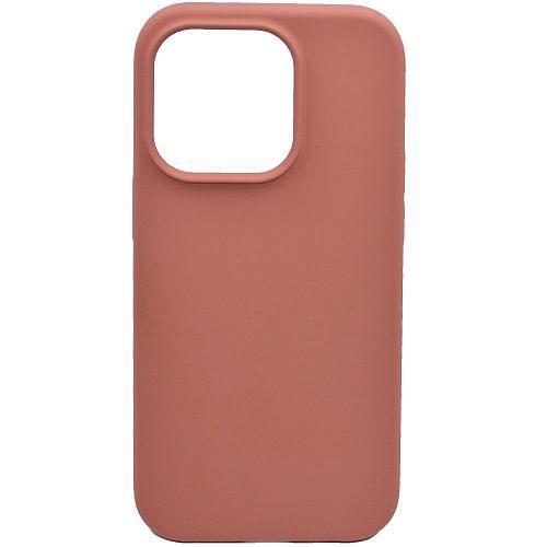 Чехол - накладка совместим с iPhone 14 Pro "Soft Touch" персиковый /без лого/