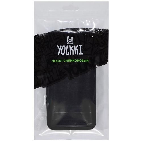 Чехол - накладка совместим с iPhone 13 mini (5.4") YOLKKI Alma силикон матовый черный (1мм)