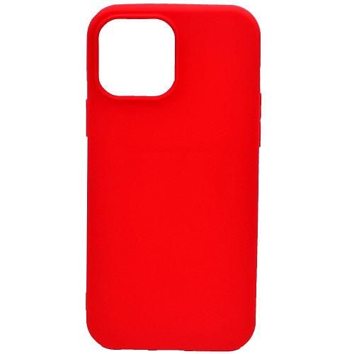 Чехол - накладка совместим с iPhone 13 Pro Max (6.7") YOLKKI Alma силикон матовый красный (1мм)