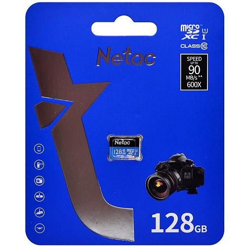 128GB NETAC P500 MicroSD UHS-I class 10 без адаптера