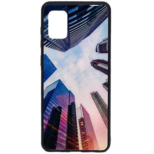 Чехол - накладка совместим с Samsung SM-A315F/Galaxy A31 "Glass" City Вид 02