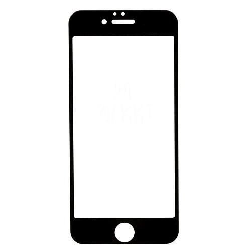 Защитное стекло совместим с iPhone 6/6S YOLKKI Progress 2,5D с рамкой черное /ЁЛКИ/тех.пак.