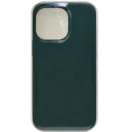 Чехол - накладка совместим с iPhone 15 Pro "Soft Touch" сине-зеленый 60 /с логотипом/