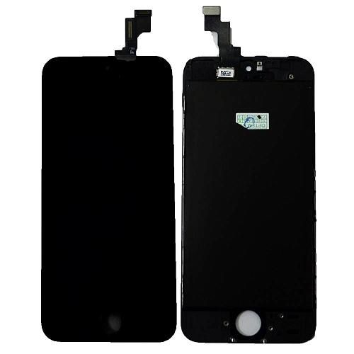 Дисплей совместим с iPhone 5S/SE + тачскрин + рамка черный orig Used