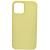 Чехол - накладка совместим с iPhone 12 Pro (6.1") "Soft Touch" светло-желтый /без лого/