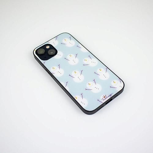 Чехол - накладка совместим с Samsung SM-A125F/Galaxy A12/M12 "Glass" Mood Вид 02