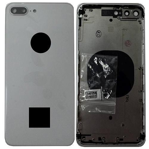 Задняя крышка совместим с iPhone 8 Plus серебро orig Factory