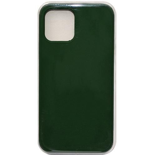 Чехол - накладка совместим с iPhone 12/12 Pro (6.1") "Soft Touch" изумрудный 67 /с логотипом/