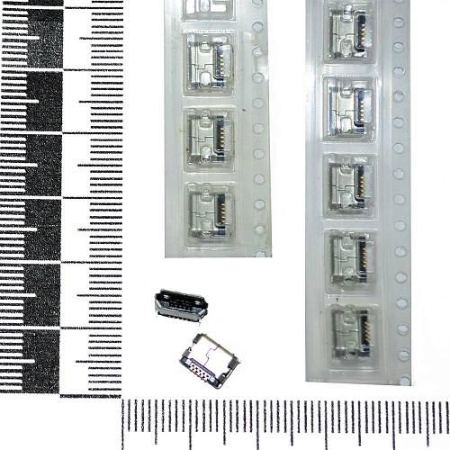 Разъем универсальный Micro USB 5 Pin Тип 1 (10шт) 