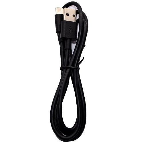 Кабель USB - TYPE-C DENMEN D12T 5,4A 18W черный (1м)