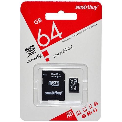 64GB SmartBuy MicroSDXC class 10