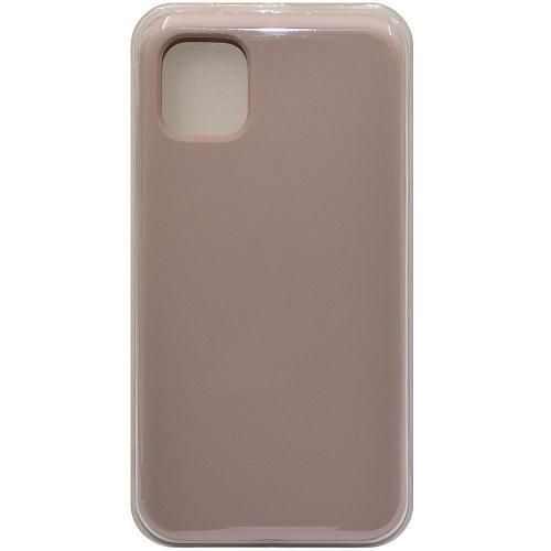 Чехол - накладка совместим с iPhone 11 Pro Max (6.5") "Soft Touch" светло-розовый /с логотипом/