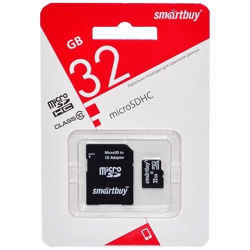 32GB SmartBuy MicroSDHC class 10