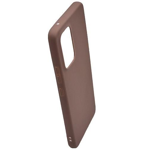Чехол - накладка совместим с Samsung SM-A536U/Galaxy A53 5G YOLKKI Alma cиликон матовый кофейный (1мм)
