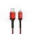 Кабель USB - Apple 8pin lightning YOLKKI Pro 02 красный  (1м)