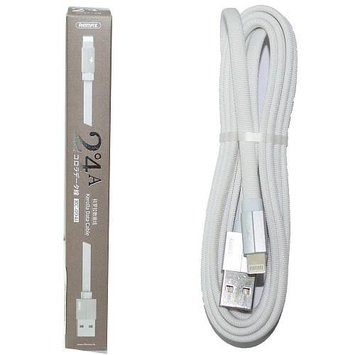 Кабель USB - Lightning 8-pin REMAX Kerolla RC-094i белый (2м) /повреждена упаковка/