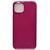 Чехол - накладка совместим с iPhone 14 (6.1") "Soft Touch" темно-лиловый 54 /с логотипом/