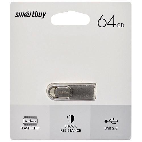64GB USB 2.0 Flash Drive SmartBuy M3 металл (SB64GBM3)