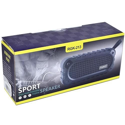 Колонка портативная FAWEI RGK-213 (BLUETOOTH, USB, Micro SD, FM) черный