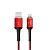 Кабель USB - Apple 8pin lightning YOLKKI Pro 02 красный  (1м)